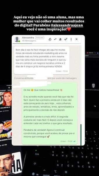 Print de resultado do aluno 6 do Código do Produto Viral
